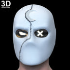 Mister Knight Variant Face Shell with Swappable Eyes 3D Printable Model #MS91