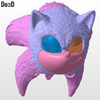 Sonic 3 Classic OG Helmet 3D Model STL File #SB31