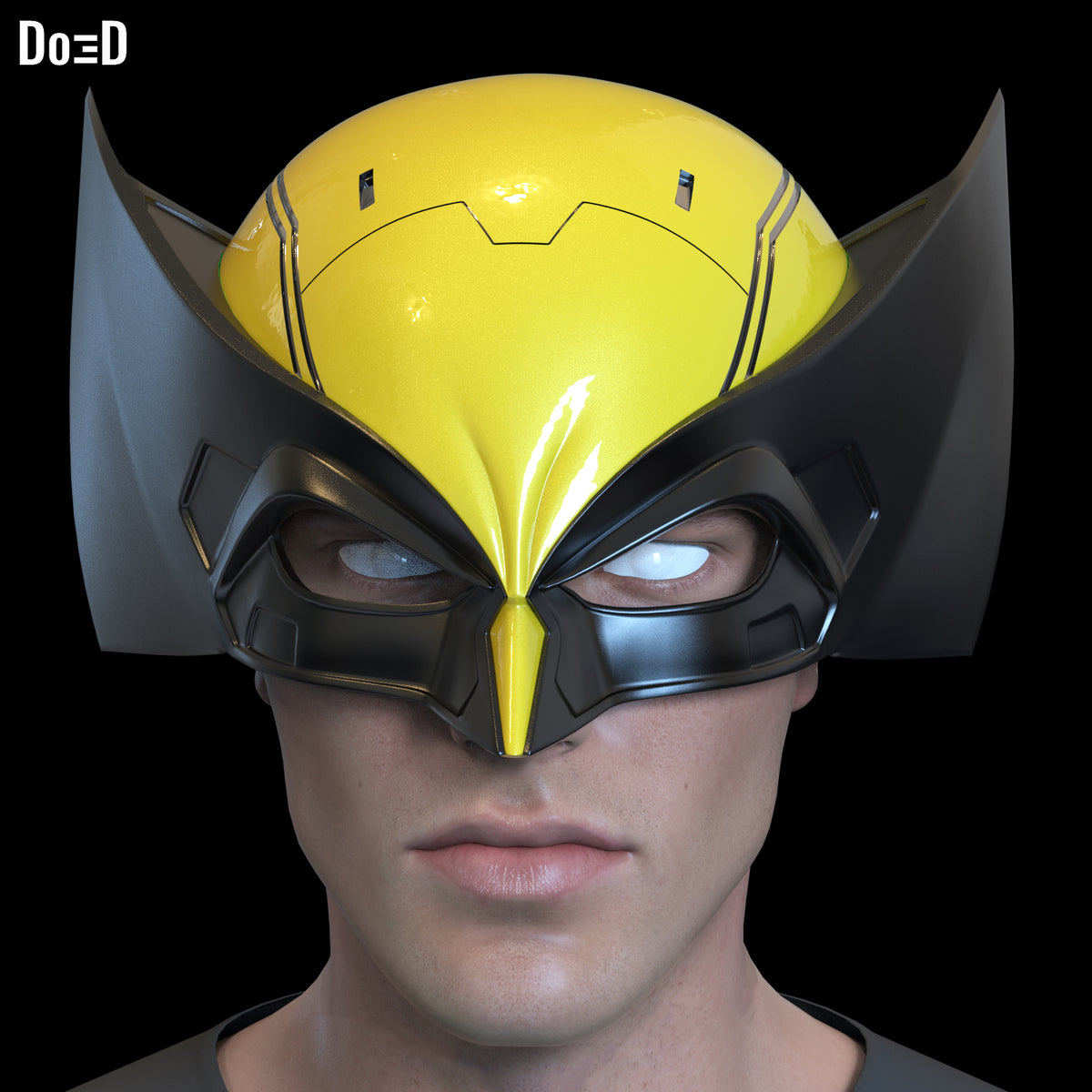 X-Men Wolverine Classic Helmet Mask Cowl  | 3D Printable Model #896