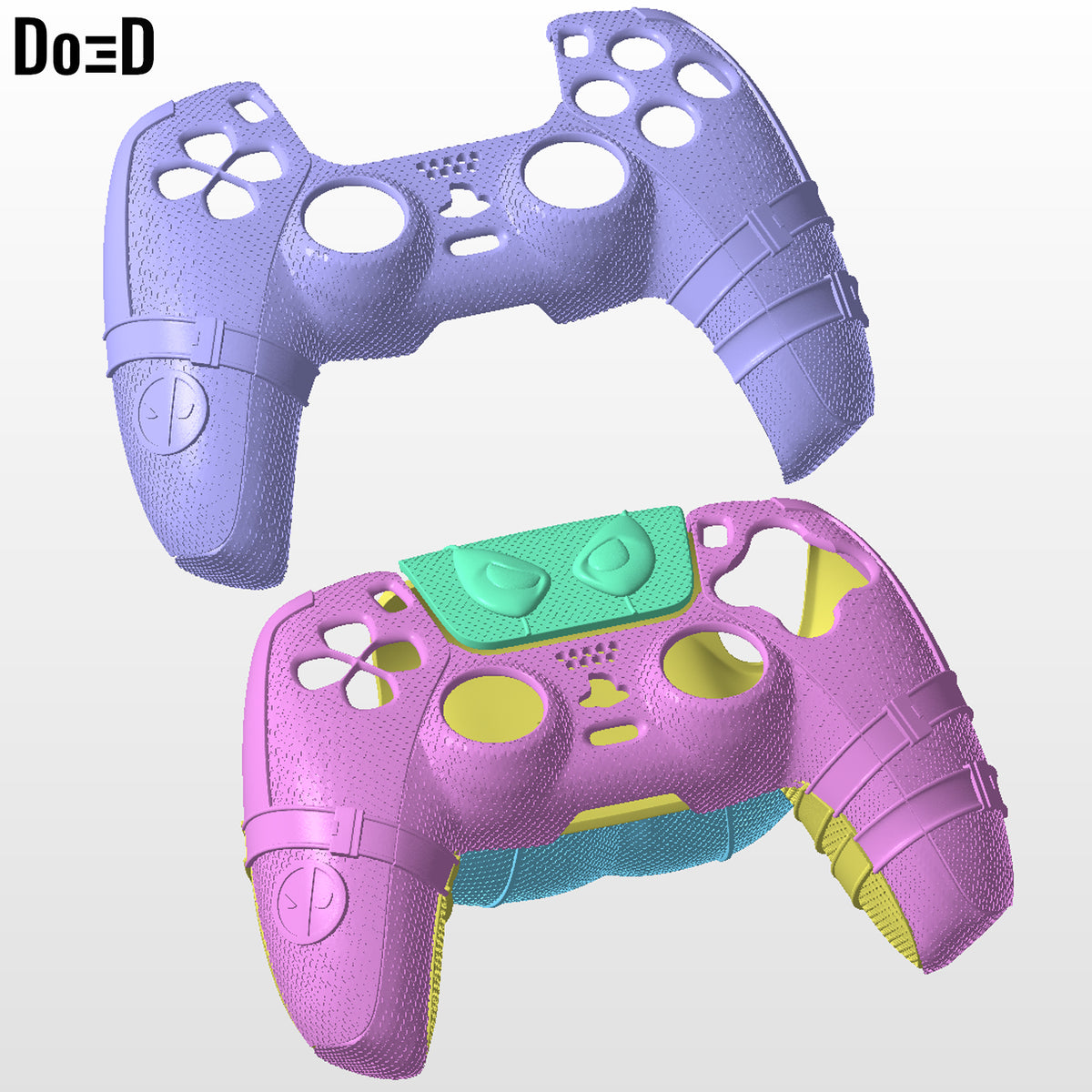 Wolverine and Deadpool PS5 Controller Case Cover Bundle | 3D Printable Model #P5