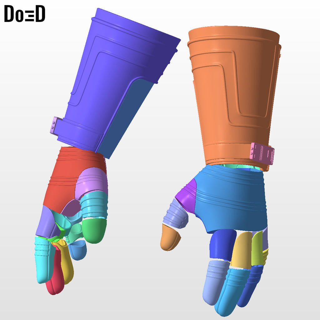 Bundle: Mister Fantastic Gauntlet Belt Boots Cosplay Stretchy Arms STL 3D Models