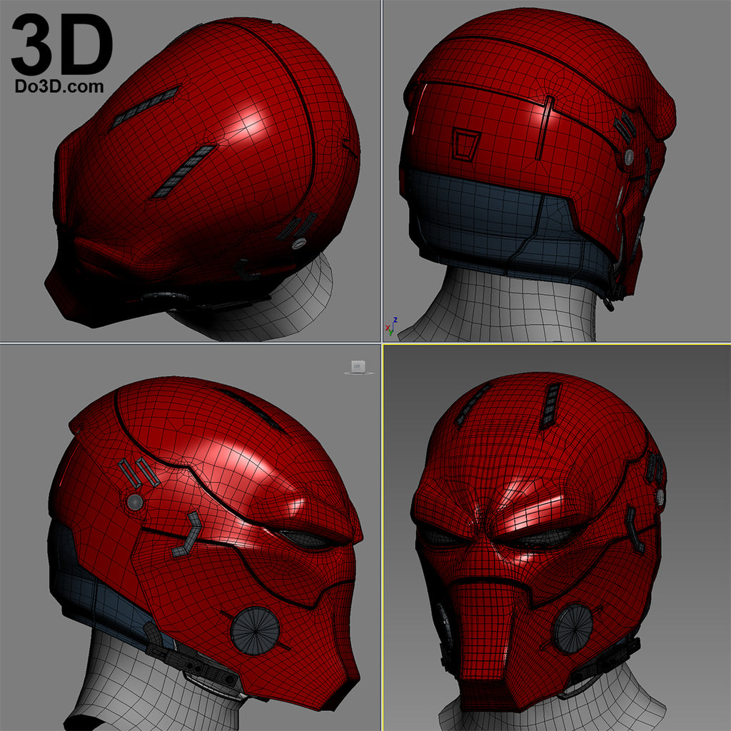 Red Hood Beyond Variant Helmet Concept | 3D Printable Model #2141
