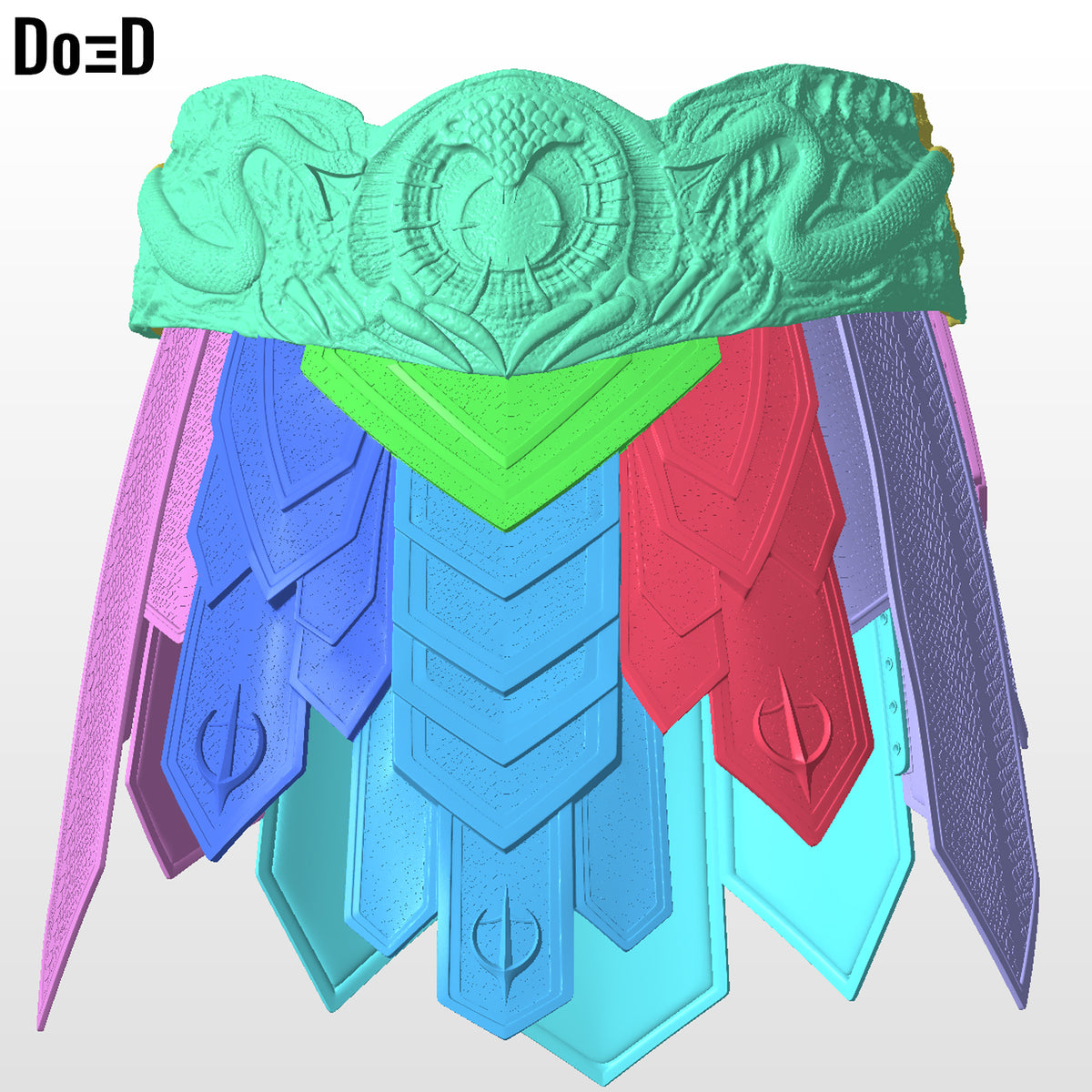 Skeletor Full Set Masters of the Universe 3D Printable Model STL File #SF6341