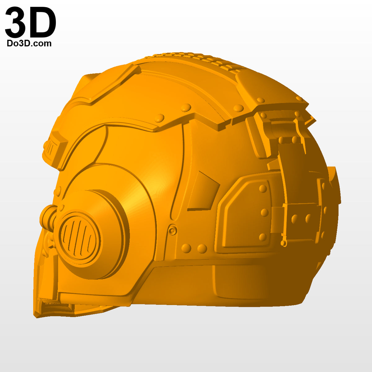 Anthony Carmine Helmet From Gears Of War | 3D Model Project #5557
