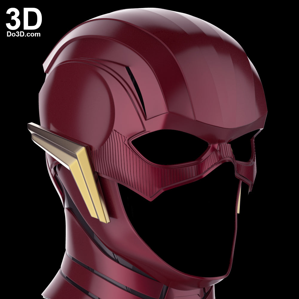 Flash Justice League Helmet Ezra Miller Cowl | 3D Printable Model #1264