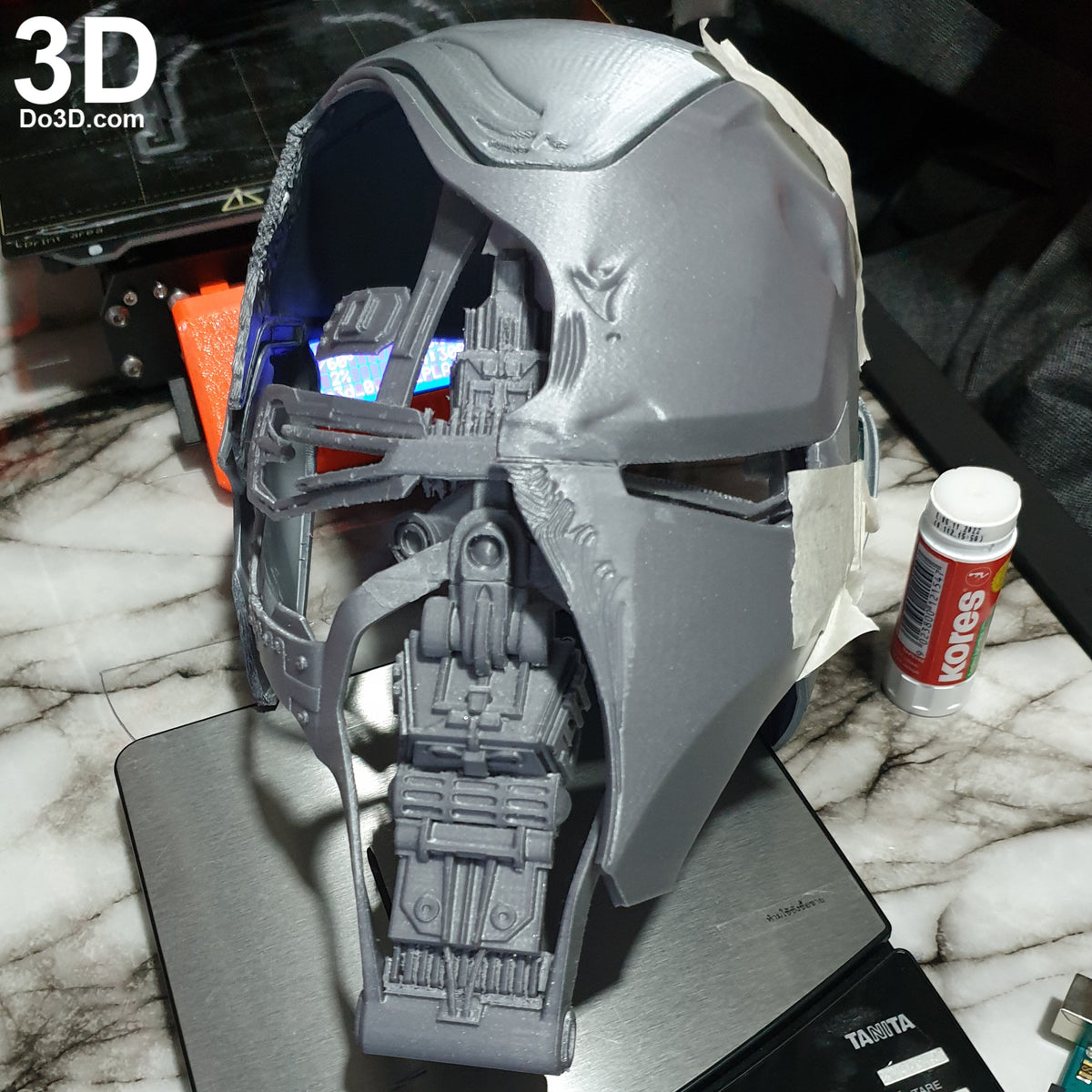 Iron Man Mark L MK 50 Damaged Smashed Helmet Endgame 3D Printable Model #5385