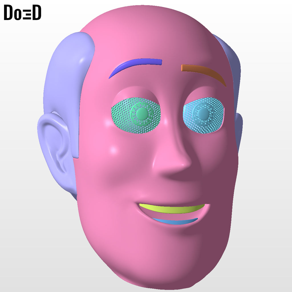 Woody Helmet Interchangeable Toy Story 6 Swappable 3D Printable Model STL #WT452