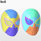Bundle: Zombie Iron Spider Punk Helmet Spider-man 3D Printable Model STL #ZP32