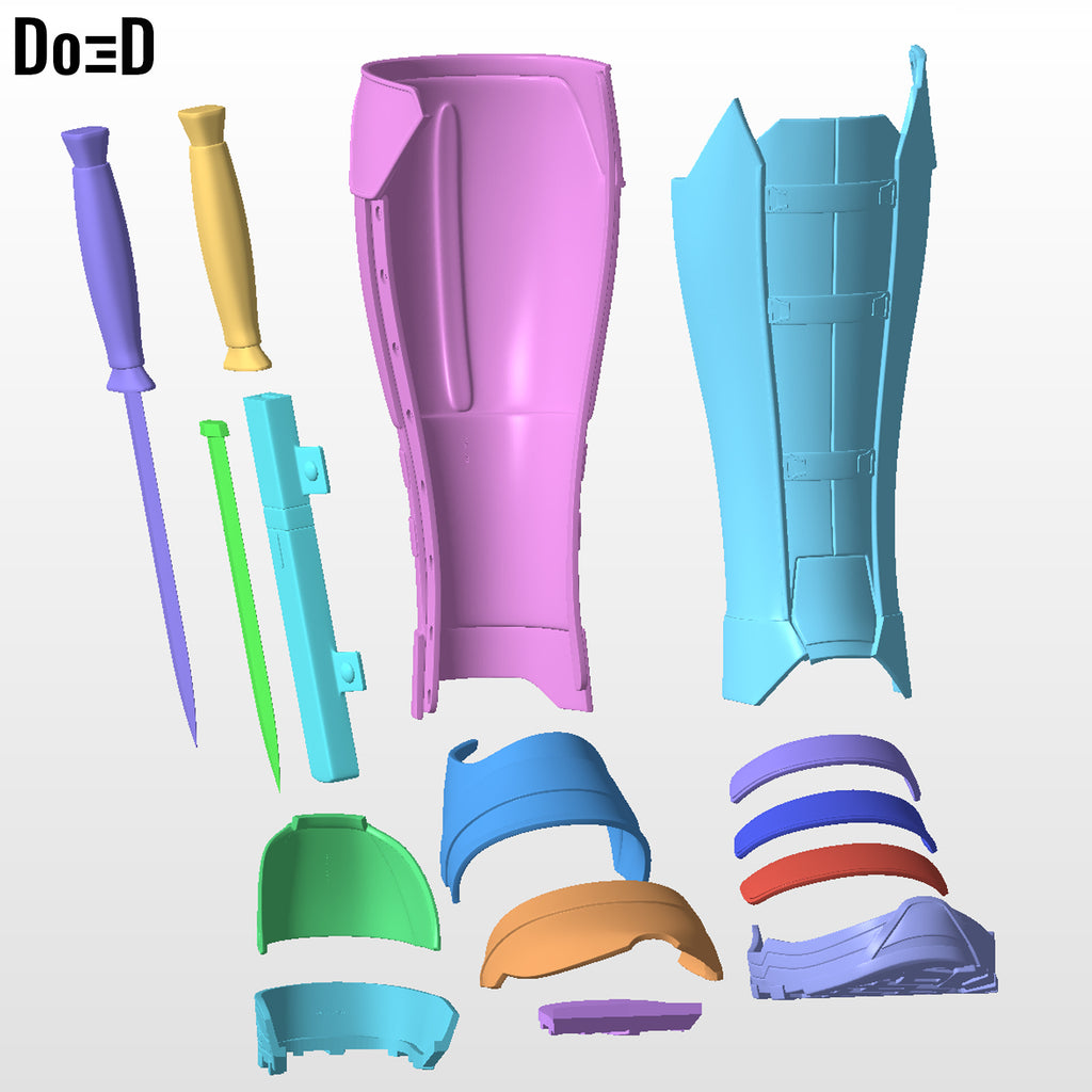 Deadpool 3 Full Body Armor & Helmet Pack | 3D Printable Model #DA3
