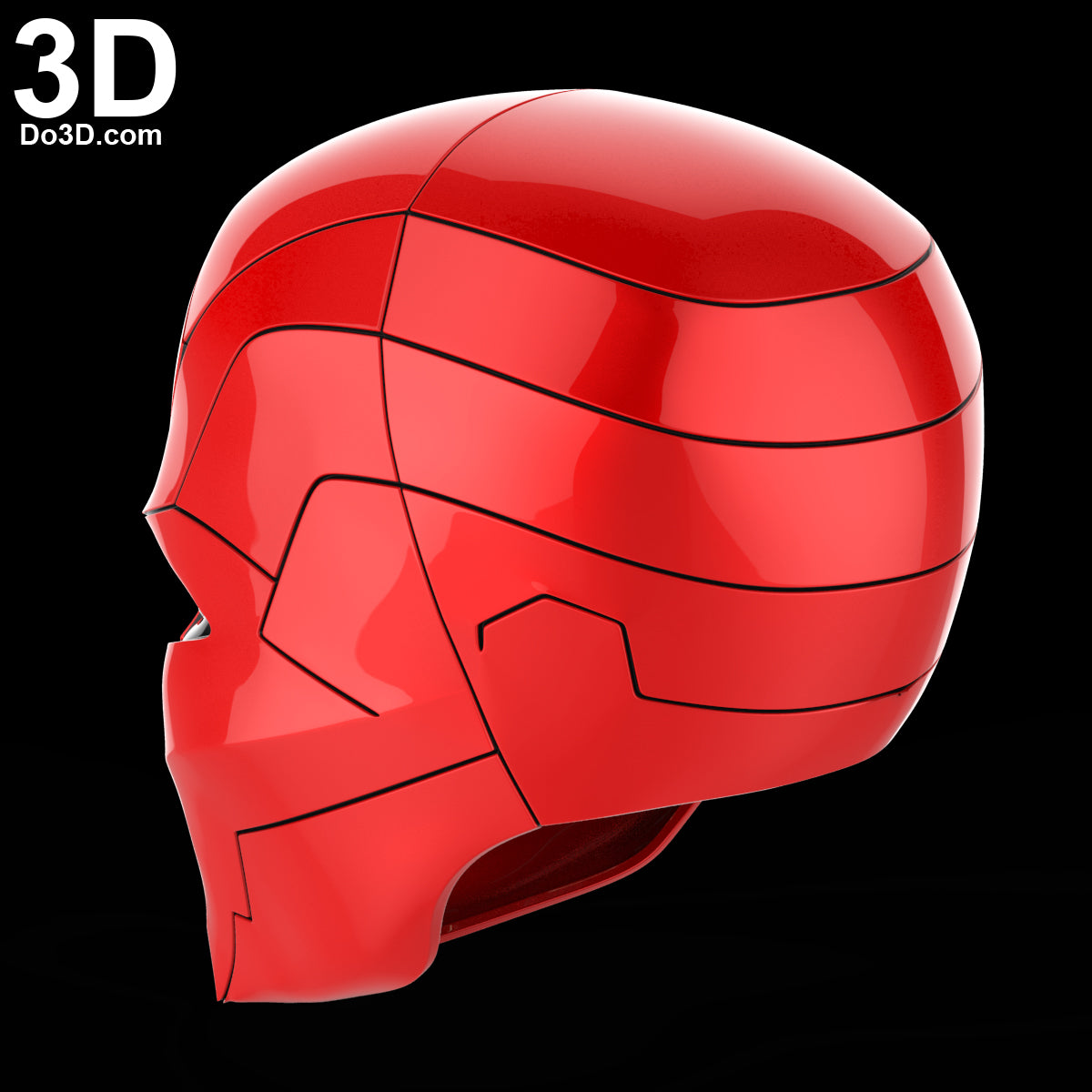 Red Hood Adult Size Helmet Toy Version | 3D Model Project #2681