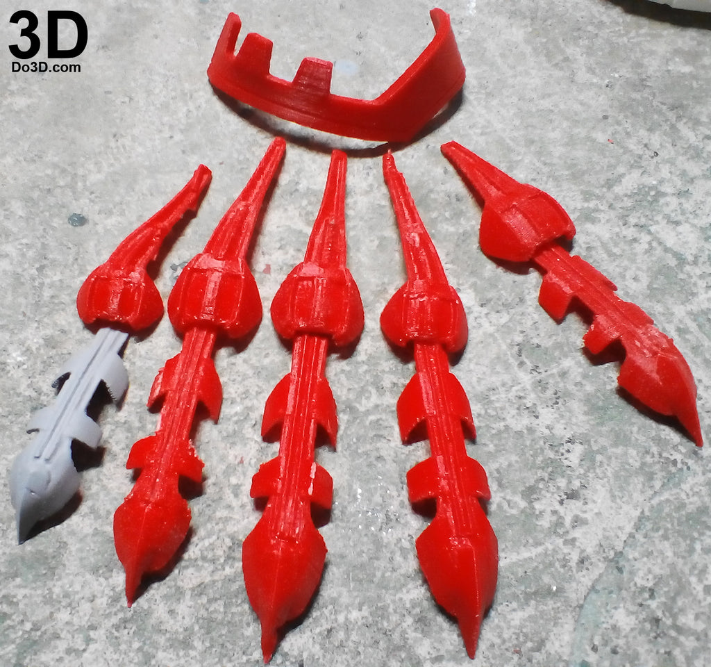 Black Panther 2018 Body Accessory Claws, Necklace, 3D Model Project #4002