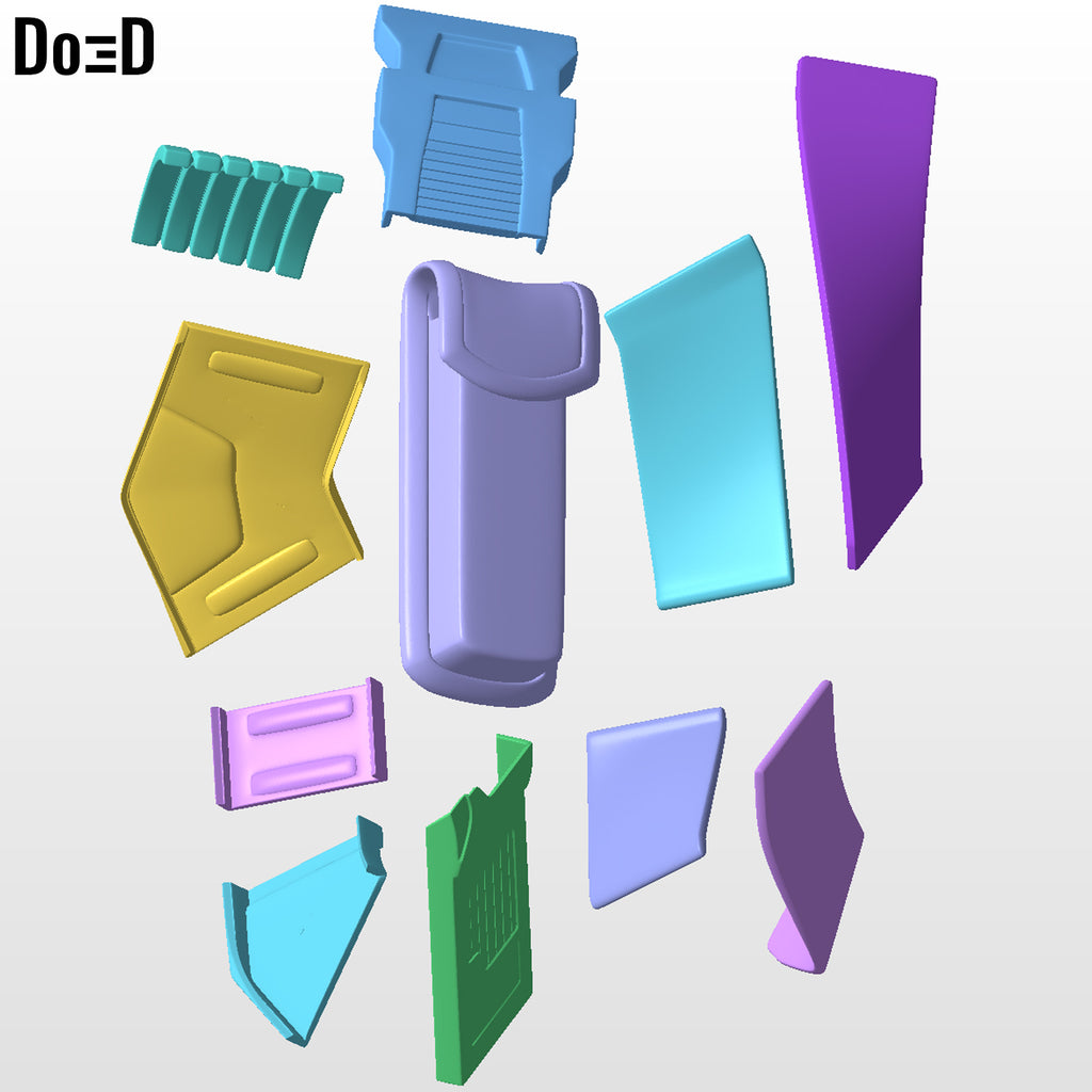 Vigilante Shoulder Straps | 3D Printable Model #SV05