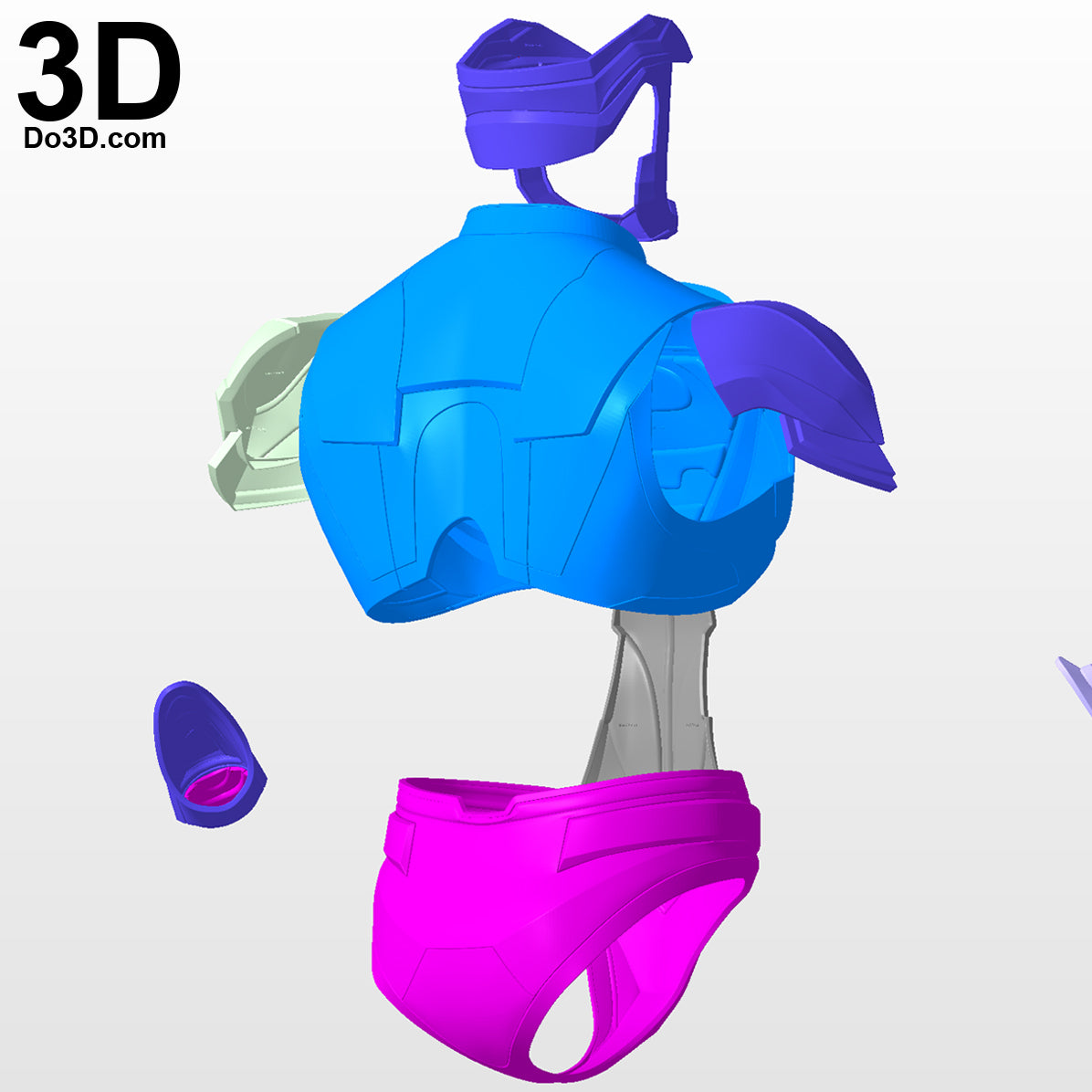 Superman Injustice 2 Body Armor Suit | 3D Model Project #2980