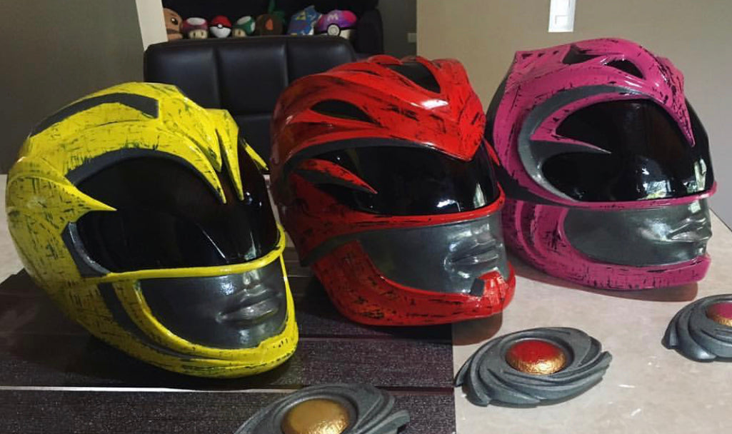 The Yellow Ranger Helmet from New Power Rangers 2017 | 3D Model Project #1701