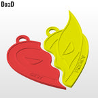 Deadpool Wolverine Best Friends Necklace Pendents | 3D Printable Model #DW412