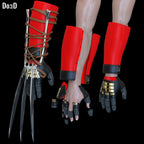 Deadpool Wolverine Metal Bone Gauntlet with Claws | 3D Printable Model #DWG6