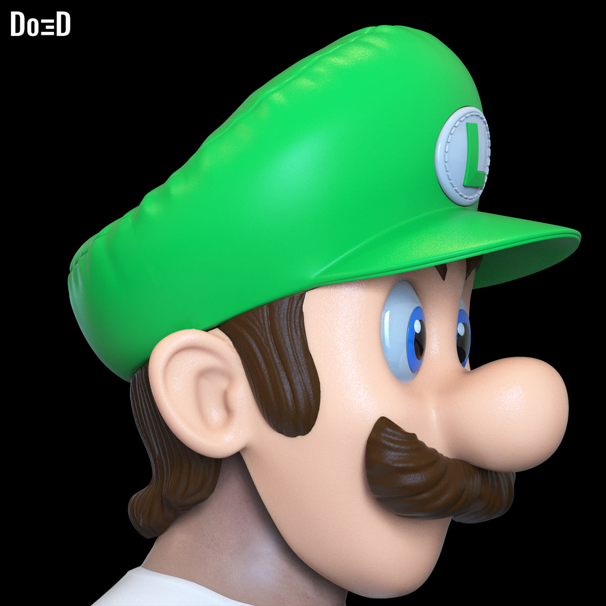 Bundle: Luigi Super Mario Helmet | 3D Printable Model #BSM89