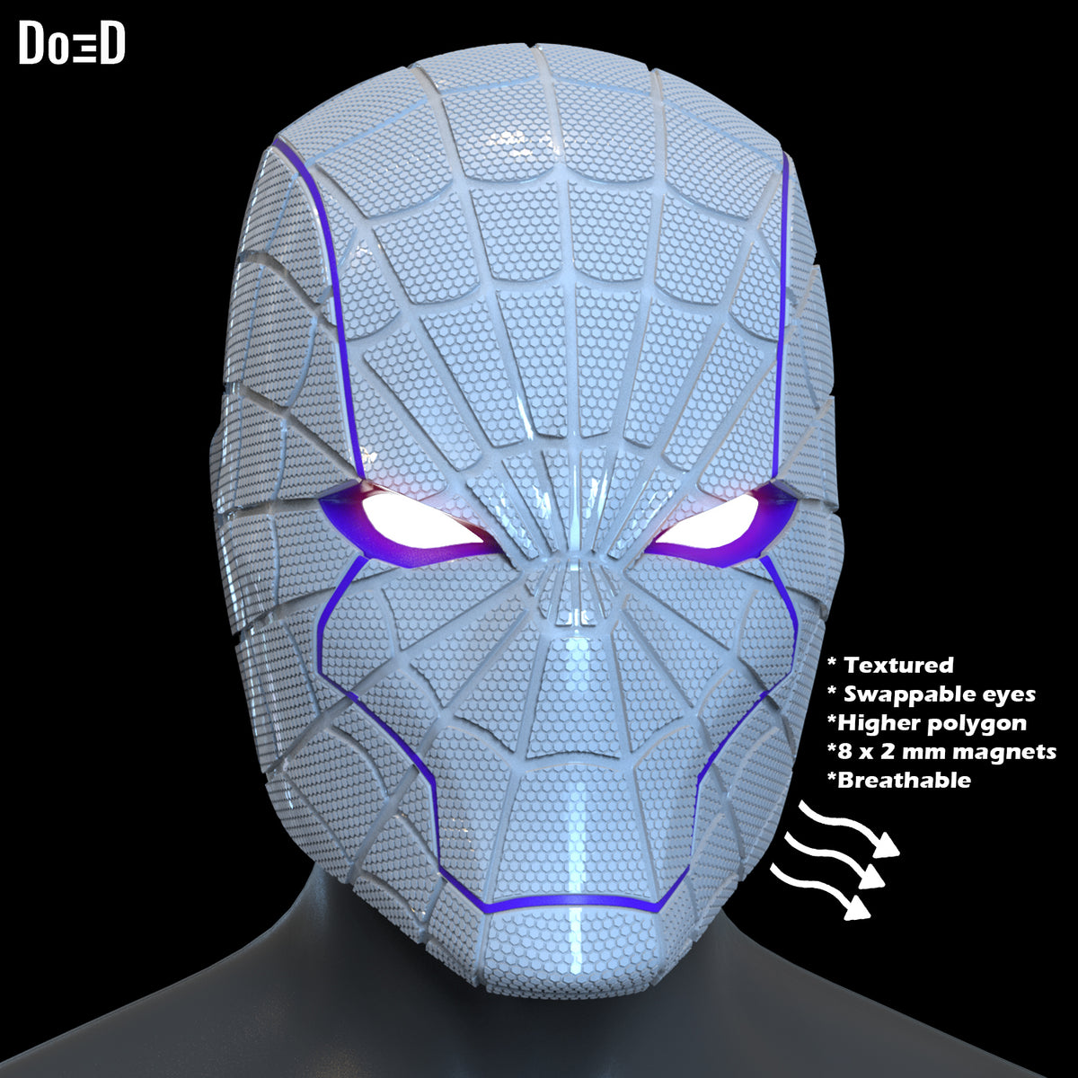 SpiderHood Helmet Red Hood Spider-Man Mashup | 3D Printable Model #SH329