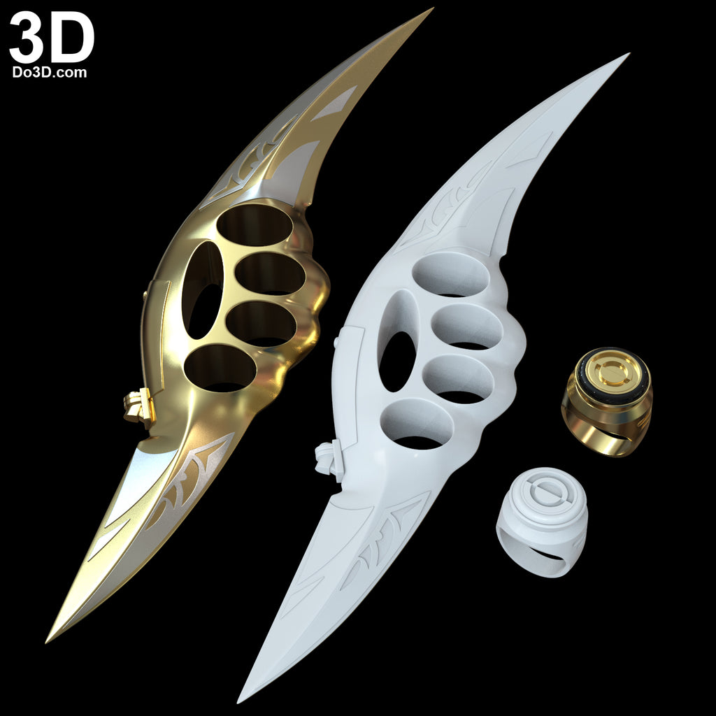 Dryden Vos Sharp Edged Sword Knife Dagger & Signet Ring | 3D Model Project #4589