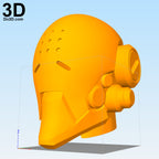 Zenyatta OverWatch Helmet Mask | 3D Model Project #2156