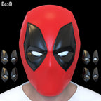 Batpool 2 Helmet (Batman Deadpool) 3D Printable Model Print File STL #B902