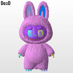 Labubu Any Scale Toy Figure 3D Printable Model STL File #LB133