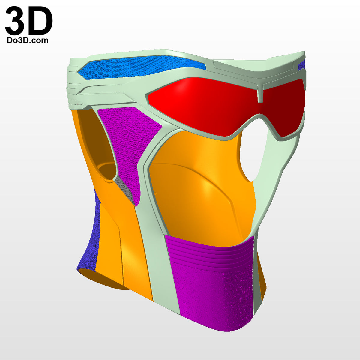 New Falcon Captain America Goggles and Head Piece | 3D Printable Model #FA49