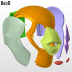 Classic Deadpool helmet | 3D printable model file STL #P805