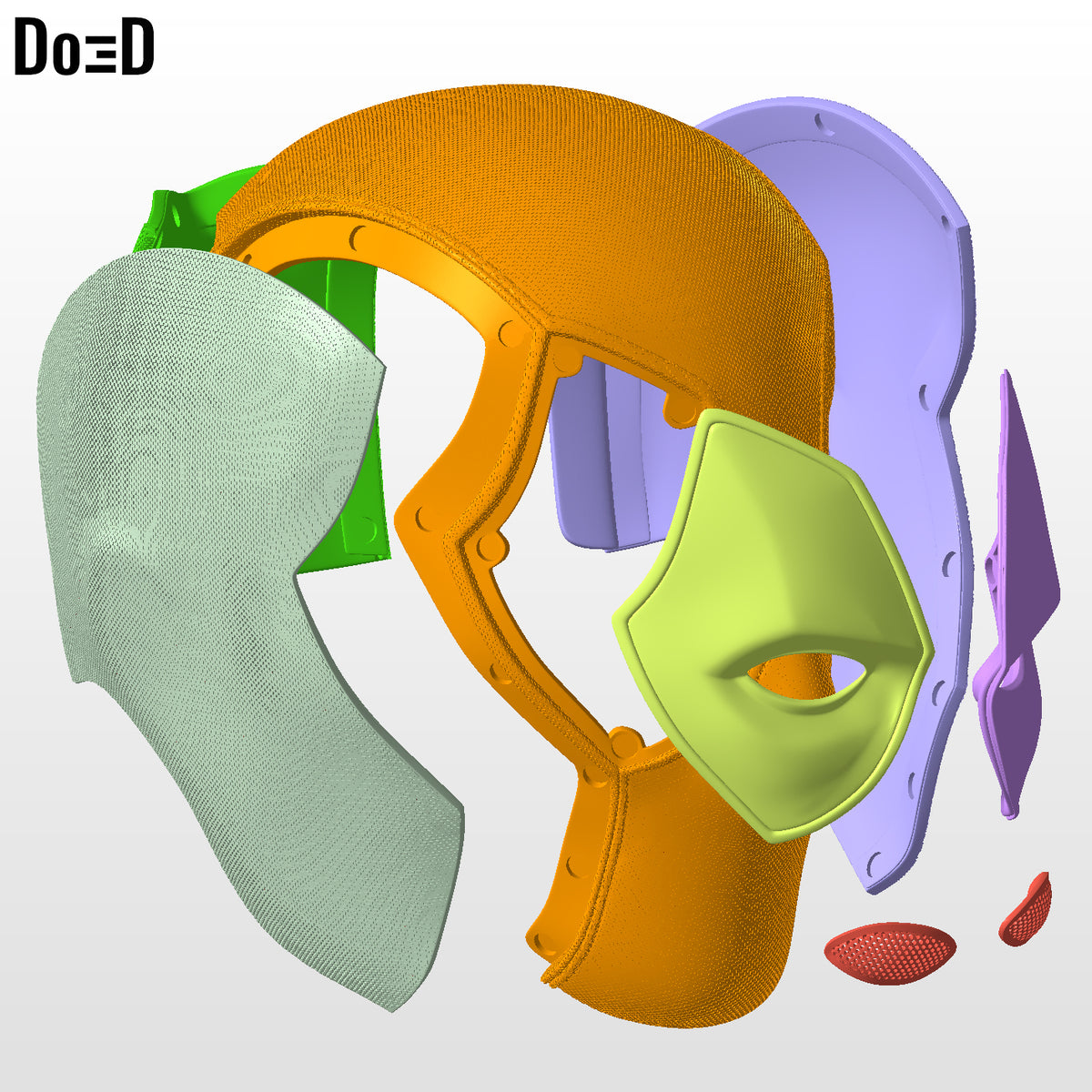 Classic Deadpool helmet | 3D printable model file STL #P805