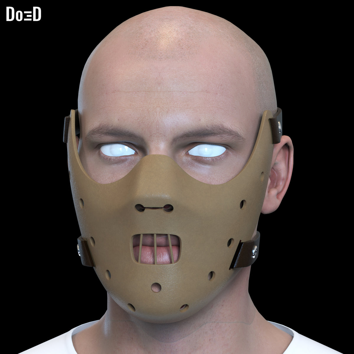 Hannibal Lecter Mask | 3D Printable Model Print File STL #Y329
