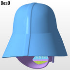 Classic Darth Vader Star Wars Helmet w/ Dome + Neck Strap|3D Model Project #6705