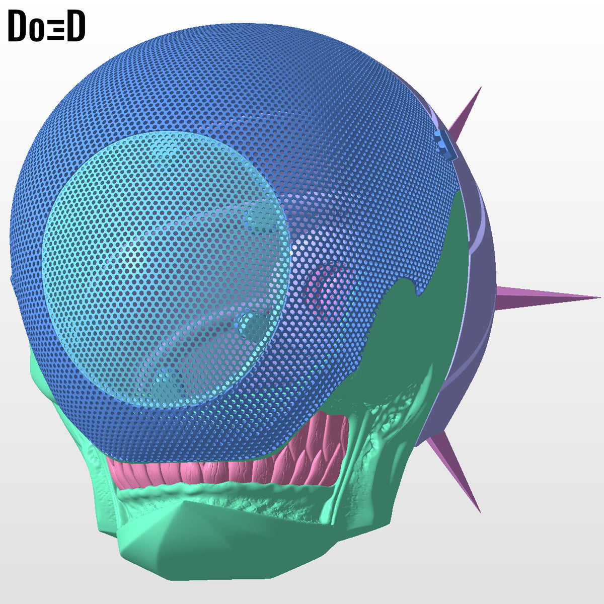 Bomb Devil Helmet Reze Female Girl Chainsaw Man 3D Printable Model STL File #BD3