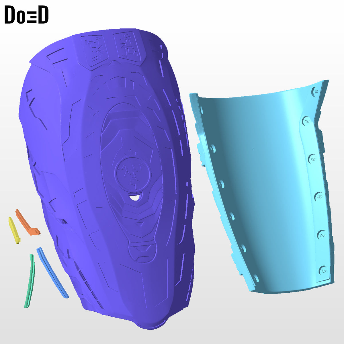 Gauntlet Right Predator Badlands Dek 3D Printable Model STL File #PDD12