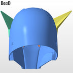 Mecha Man Helmet Dispatch | 3D Printable Model STL File #MM20