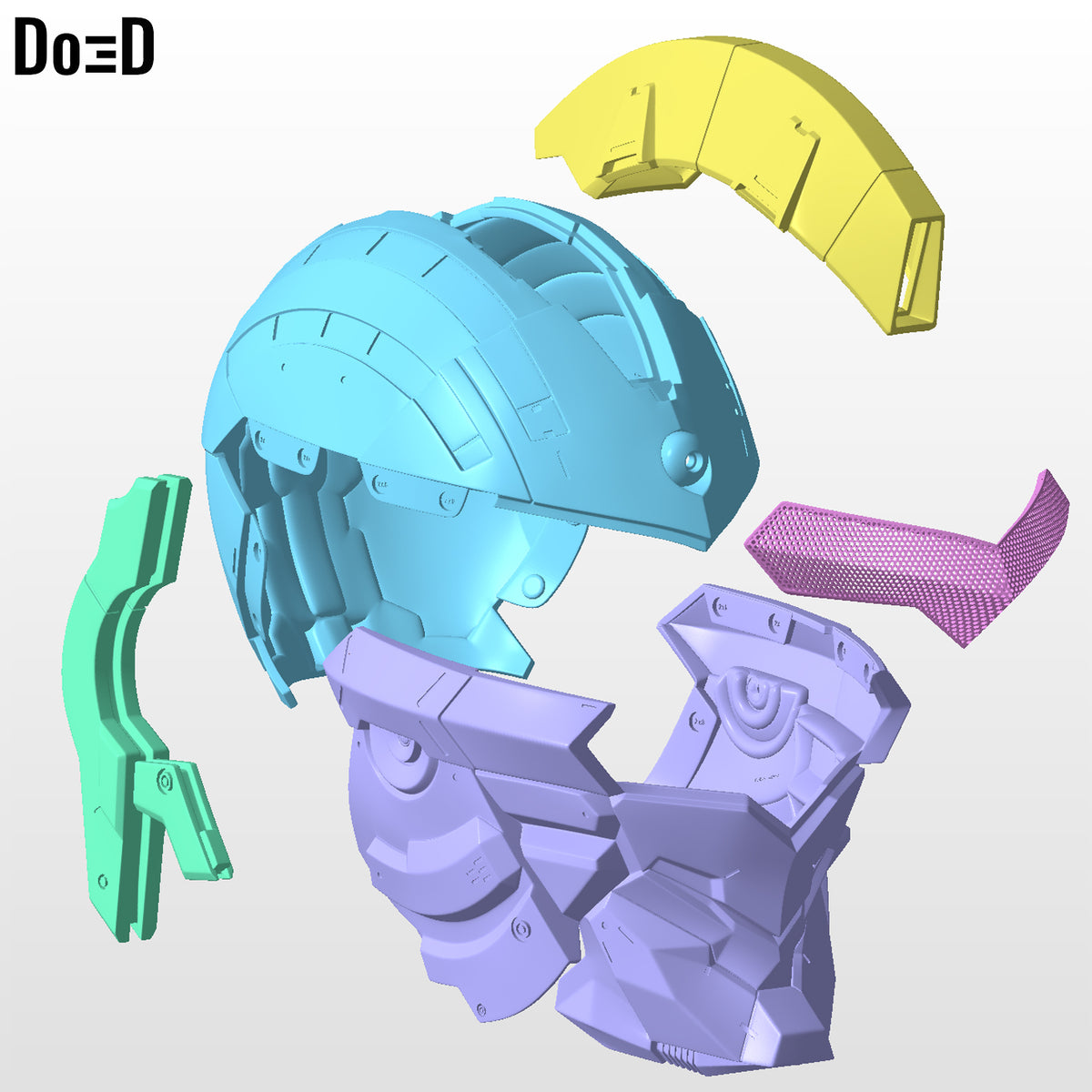 Seven Ultraman Anime Helmet Dan Moroboshi | 3D Printable Model STL file #U77