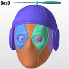 Bundle: Deadpool & Headpool Modular Helmet Pack 3D Printable Model STL File #HH3