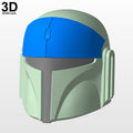 Mando Pilot Star Wars Rebels Strike Missions Helmet  | 3D Printable Model  #M001