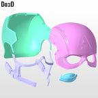 Captain America Helmet from Civil War | 3D Printable Model STL #355