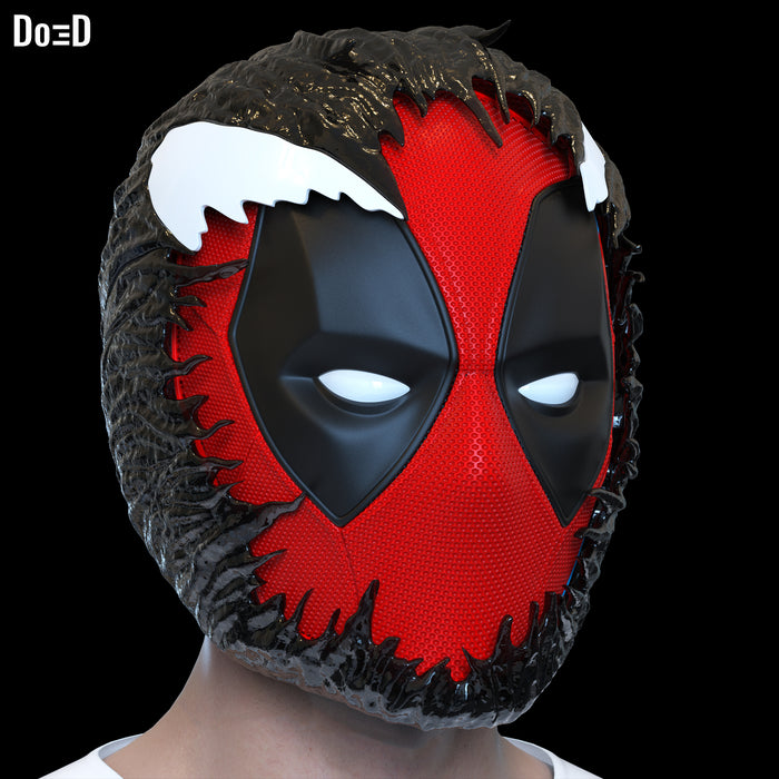 Venomized Deadpool Helmet Venom STL 3D Printable Model STL #VDP3