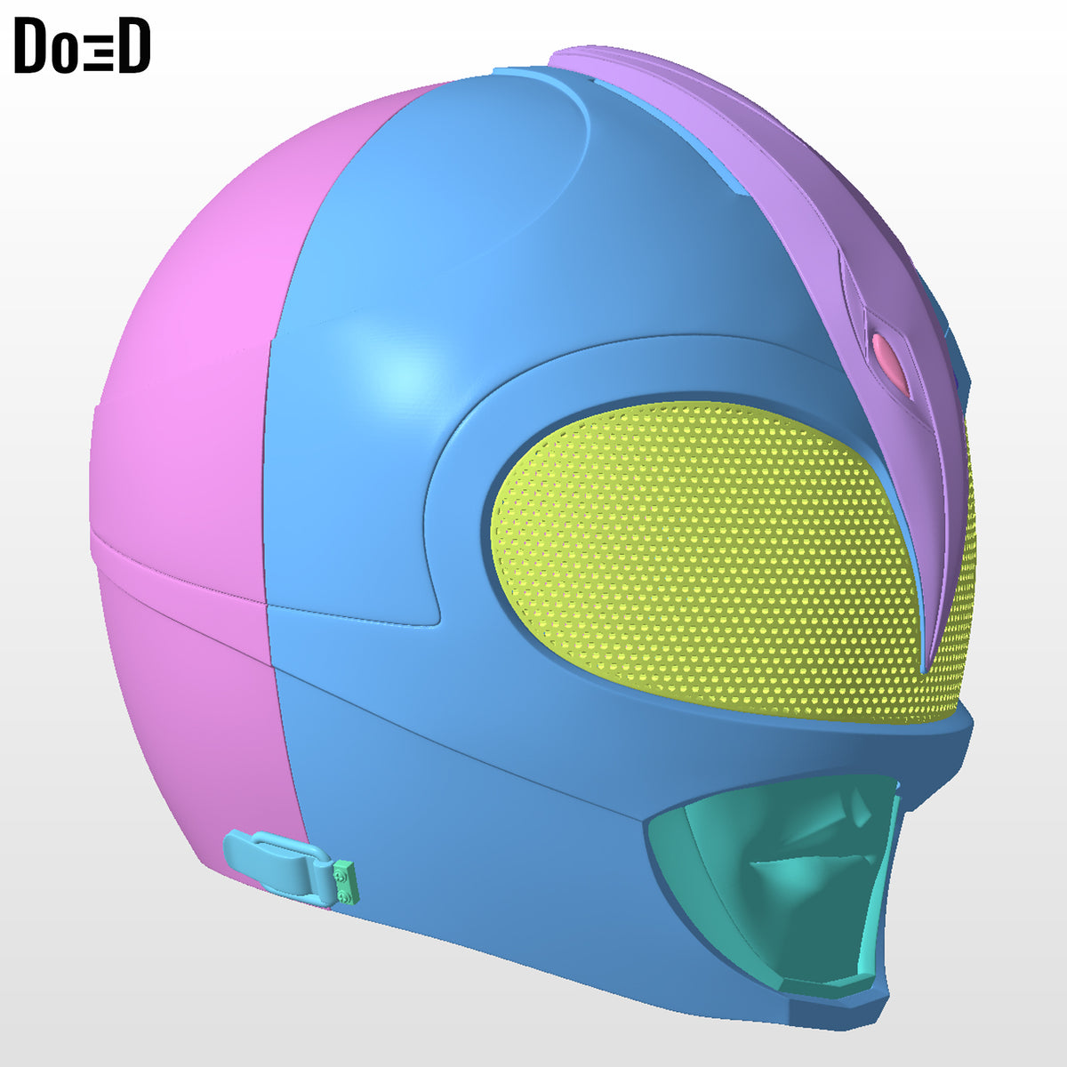 Pink Ranger Helmet Mighty Morphin Power Rangers MMPR | 3D Printable Model #1222