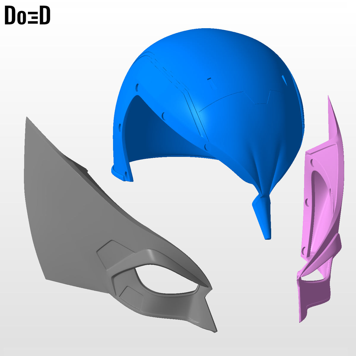 X-Men Wolverine Classic Helmet Mask Cowl  | 3D Printable Model #896