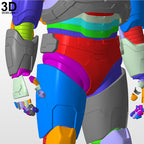 Buzz Lightyear Armor Movie Version | 3D Printable Model #BZ512