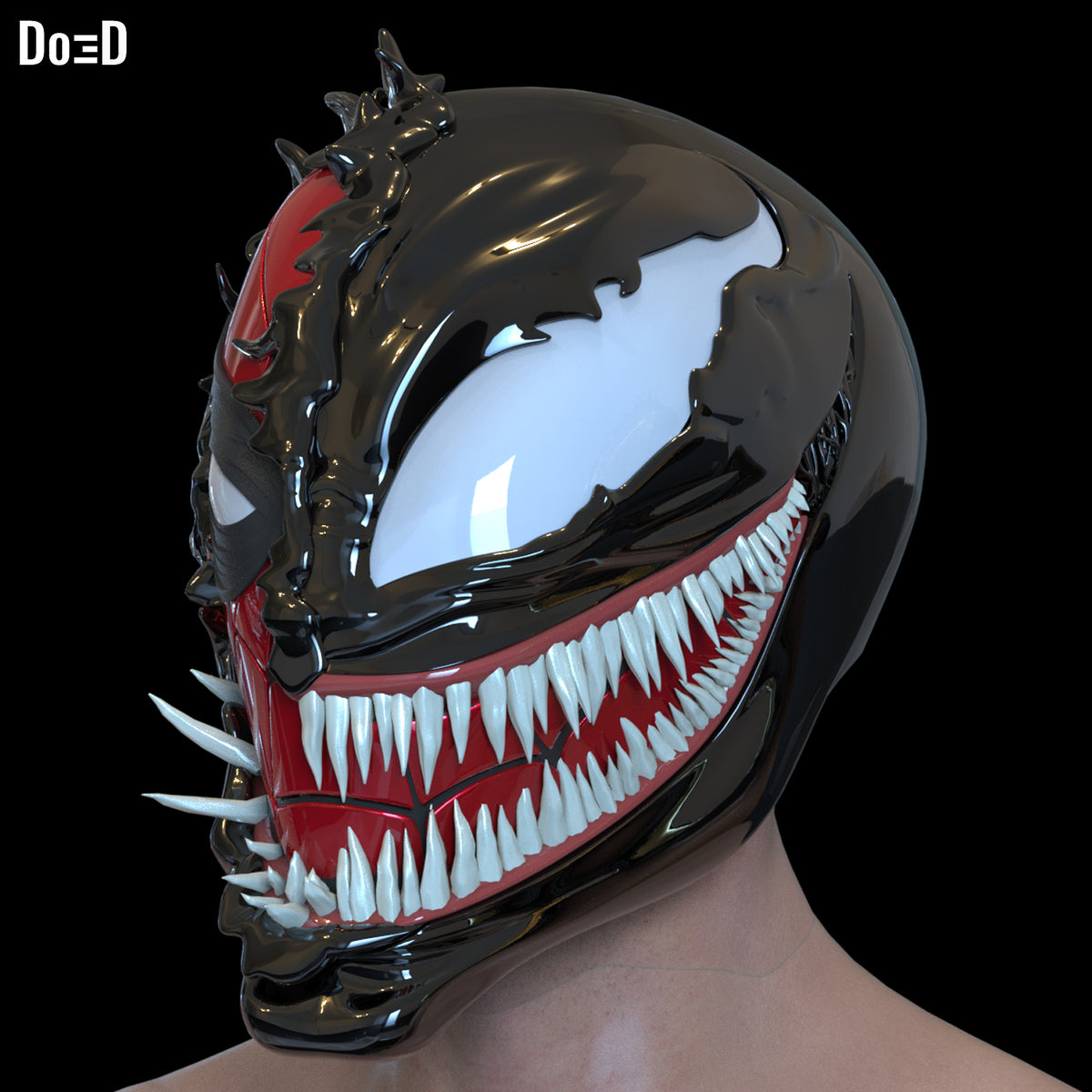 Swappable Venom Helmet Venomized Iron Man Spider-Man | 3D Printable Model #SV901