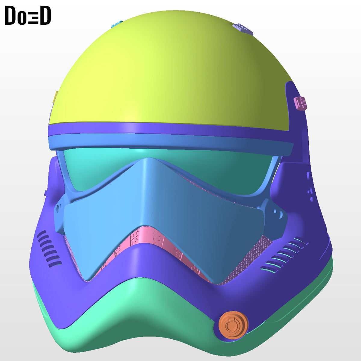 Stormtrooper TFA First Order Helmet Star Wars 3D Printable Model STL File #N20