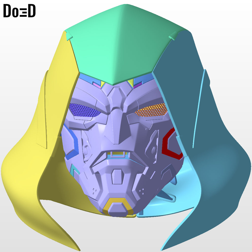 Doctor Doom 2099 Rivals Helmet | 3D Printable Model #DR99