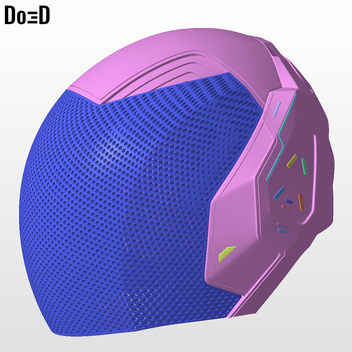 Female Tron Ares Helmet | 3D Printable Model #FT002