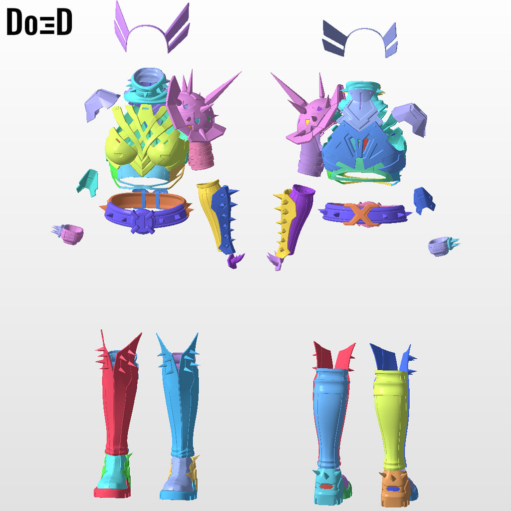 Make Magik Rivals Full Body Armor | 3D Printable Model #MR225