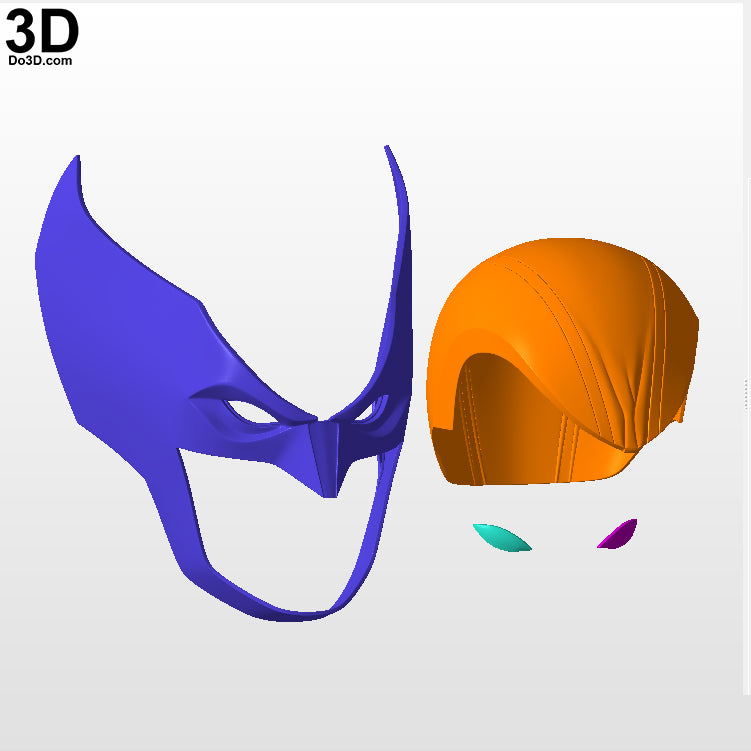 Wolverine Fortnite Cowl / Helmet | 3D Printable Model STL Print File