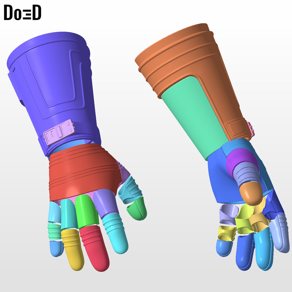 Bundle: Mister Fantastic Gauntlet Belt Boots Cosplay Stretchy Arms STL 3D Models