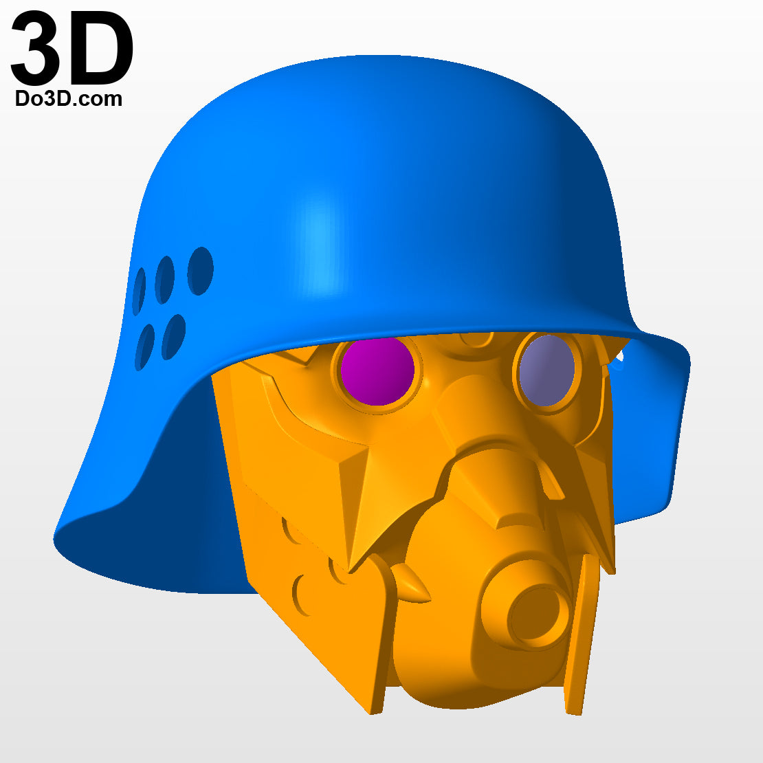 Jin Roh The Wolf Brigade Helmet | 3D Model Project #3523